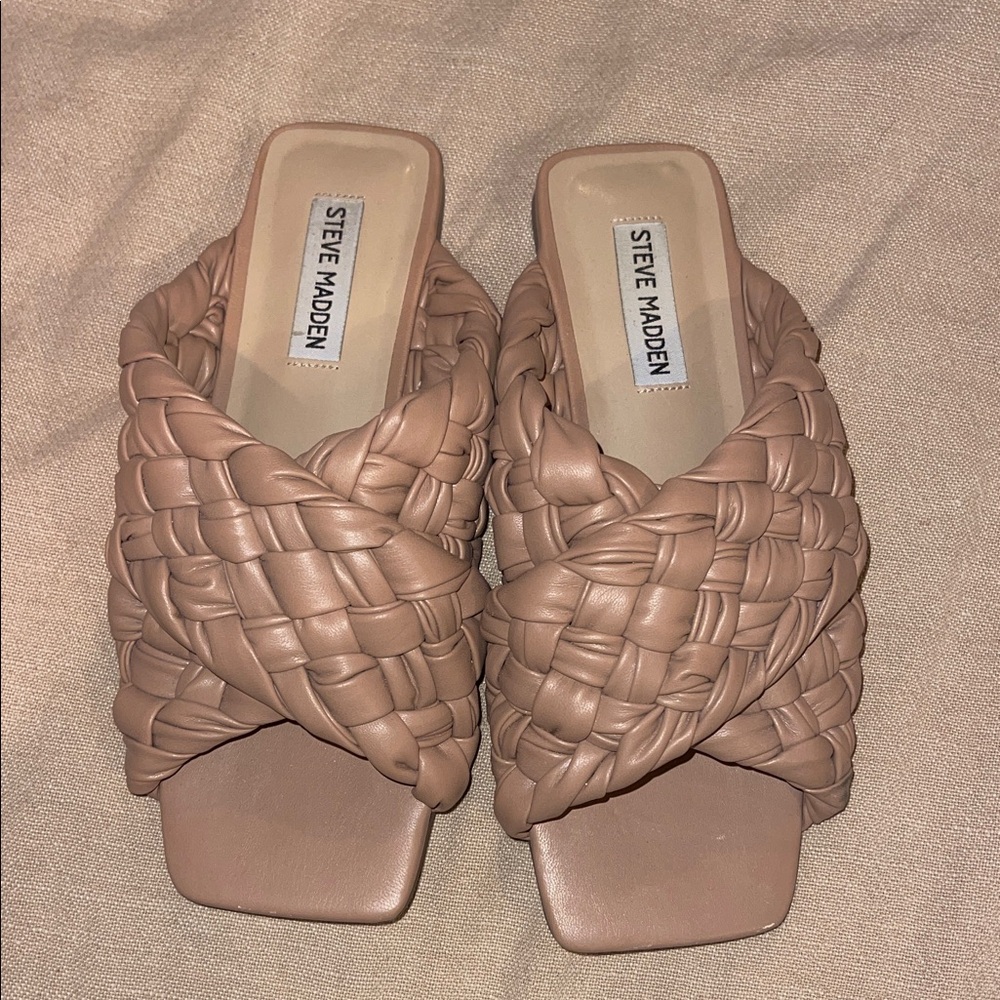 Steve Madden Women's Tan Braided Sandals